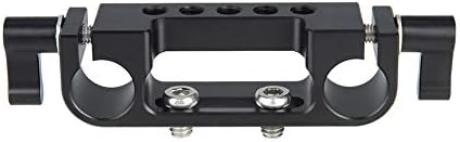 NICEYRIG 15mm Rod Clamp Railblock with 30mm Counterbore for 15mm Rail Rig Support System Follow Focus - 326 by NICEYRIG
