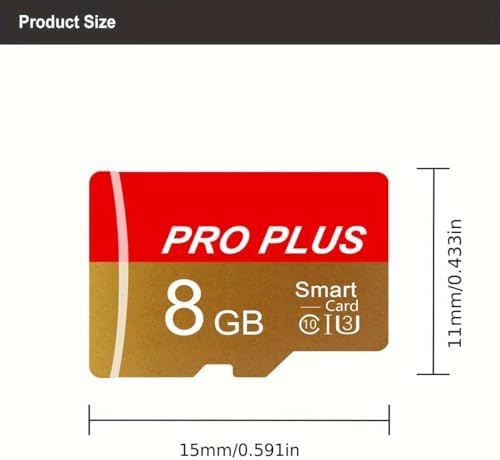 TF Card 8GB with Adapter, High Speed Memory Card, UHS-I C10 A1 Memory TF Card for Tablet/Mobile Phone/Camera/Car Audio/Game Console (8, GB) - Image 6