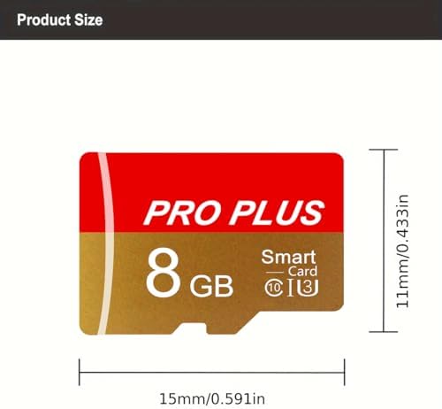 2 Pack TF Card 8GB with Adapter, High Speed Memory Card, UHS-I C10 A1 Memory TF Card for Tablet/Mobile Phone/Camera/Car Audio/Game Console (TF162 Red Gold 8GB) - Image 7