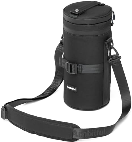 Ambitful 4.33 × 8.86 in Thick Camera Lens Pouch Case, Protection Lens bag by Ambitful