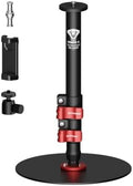RB-A200-S Tabletop Round Base Monopod Stand with Phone Holder & Ball Head by IFOOTAGE