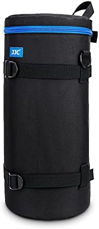JJC Camera Lens Case Pouch, Padded Bag Fits Lens up to 5.5 x 14.6 (D x L) by JJC