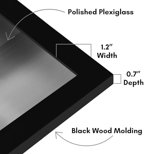 Americanflat 16x40 Poster Frame - Engineered Wood - Black - Image 3