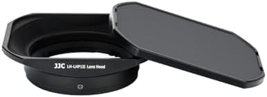 JJC LHP-1 Metal Square Lens Hood Shade for Sony RX1R III II RX1R RX1 Camera by JJC
