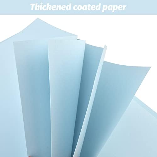 GOTIDEAL 12 x 12 Inch Scrapbook Album with 10 Metallic Markers, Blue - Image 5