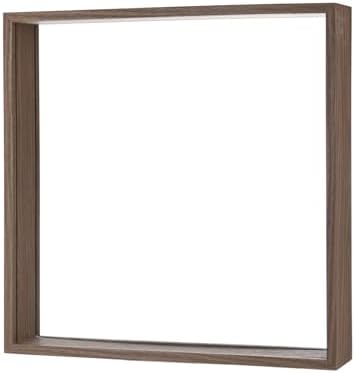 M METERXITY 1-Pack Dried Flower Frame, 12 x 12 Inch Double Acrylic Wooden Dried Flower Photo Floating Frame for Tabletop/DIY/Handicrafts [Coffee] - Image 7