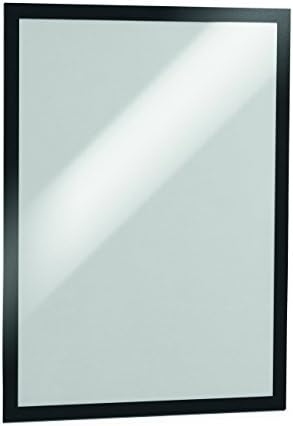 Durable Duraframe Sign Holder, Self-Adhesive, Black, Tabloid Size, 2 Pack by DURABLEOfficeProducts