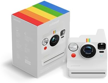 Polaroid Now+ 3rd Generation I-Type Instant Film Camera - Bluetooth Connected App Controlled - White - Camera Only No Film (9161) by Polaroid