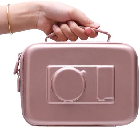 Camera Case Compatible with Sony Alpha ZV-E10 / ZV-1F / ZV-1 / ZV-1 II Vlog Camera with Shoulder Strap by LTGEM, Fits Vlogger Accessory Kit Tripod and Microphone, Rose Gold - Image 6