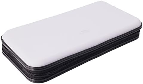 72 Capacity Heavy Duty Wallet, DVD Case Holder for Car, Hard Shell Sturdy,CD disc Binder, Booklet, Protective Blu-ray Wallet (72 Capacity,White) - Image 4