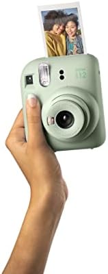 Fujifilm Instax MiniI 12 Instant Film Camera Mint Green, Fujifilm Instax Mini Twin Pack Instant Film 20 Prints, Prtotective Case, Gift Bundle - Image 3