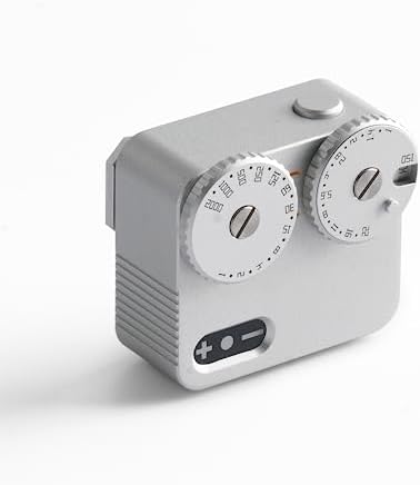 Light Meter II, Real-time Metering Tool, Two Dial to Adjust ISO, Aperture and Shutter Speed, for Older Leicas and Similar Rangefinder Cameras(Silver) - Image 2