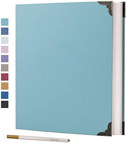 Vienrose 3-Ring Self-Adhesive Photo Album 9x10.6 In, 40 Pages, Green by Vienrose