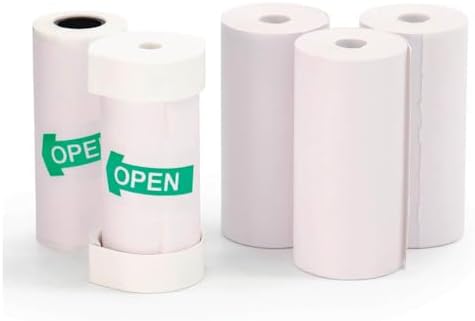 kiimento Instant Print Kids Camera Original BPA-Free BPS-Free Thermal Printing Paper Roll Refill Set 57mm 2 1/4 Inch Width up to 300 Prints - Camera not Included by kiimentoFormerlyKidamento