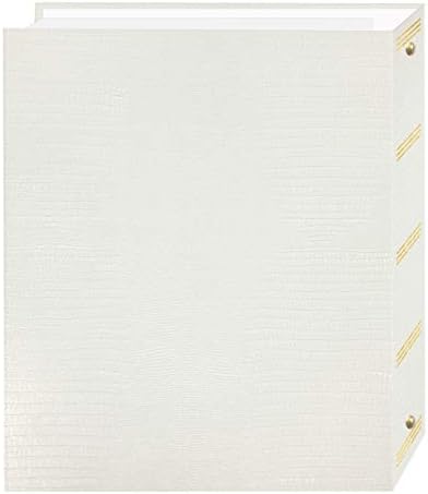 Magnetic Self-Stick 3-Ring Photo Album 100 Pages (50 Sheets), White - Image 2