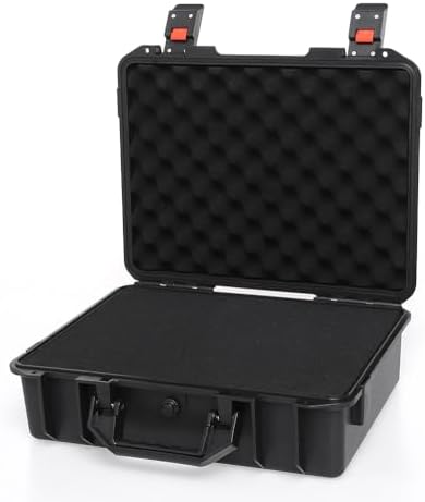 16in Waterproof Hard Shell Case with DIY Customizable Foam Insert (15 x 11 x 4.7in Interior) by AxiGear