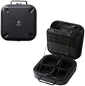 ELECOM NESTOUT Gear Storage Case, Lightweight Hard Shell, Water-Resistant, Stackable Organizer with Padded Dividers, Impact Resistant, Fits Travel Outdoor Batteries Tech Accessories (Black) by ELECOM