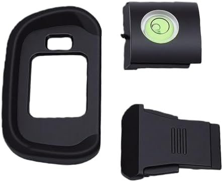 Estink Camera Eyecup Hot Shoe Cover Bubble Spirit Level Kit Silicone Eyecup for R7 Camera with Anti Dust Protection Accurate Leveling for Photography - Image 2