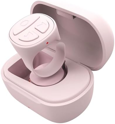TikTok Scrolling Ring, Bluetooth Camera Remote Control, Scrolling Ring Remote for iPhone TIK Tok Facebook YouTube Instagram Android Phone, Auto Tapper for TikTok Live (Baby Pink) by Vekesen