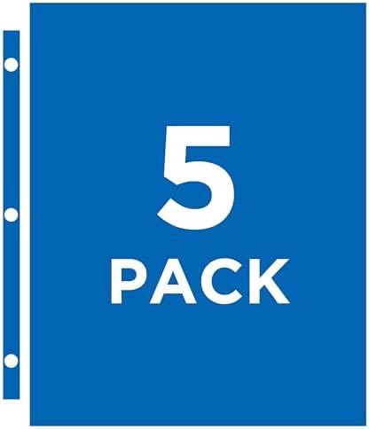 Avery Clear DVD Storage Sleeves for 3 Ring Binder, Two-Sided, Pack of 5 Holds 20 CD/DVDs Total (75263) - Image 4