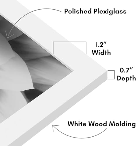 Americanflat 20x28 Poster Frame - Engineered Wood - White - Image 3