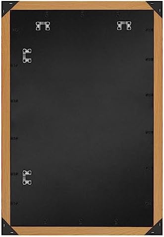 Americanflat 24x36 Poster Frame - Dark Oak Engineered Wood with Polished Plexiglass - Wide Picture Frame for Vertical or Horizontal Wall Display - Epic Collection - Dark Oak - Image 6