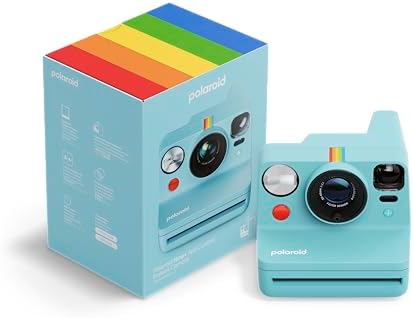 Polaroid Now+ 3rd Generation I-Type Instant Film Camera - Bluetooth Connected App Controlled - Arctic Blue - Camera Only No Film (9163) by Polaroid