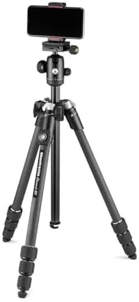 Manfrotto Element MII Mobile Bluetooth MKELMII4BMB-BH, Lightweight Aluminium Travel Tripod, with Carry Bag, Arca-Compatible Ball Head, Load up 8kg, for DSLRs, CSCs, Compact Cameras and Smartphones - Image 2