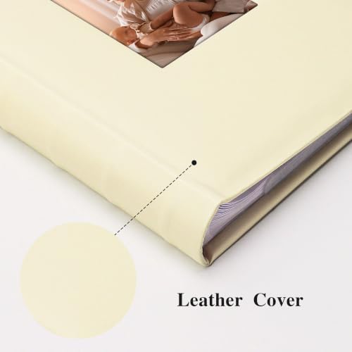 Vienrose Photo Album 4x6 300 Photos PU Leather Cover White - Image 6
