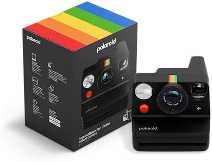 Polaroid Now+ 3rd Generation I-Type Instant Film Camera - Bluetooth Connected App Controlled - Black - Camera Only No Film (9160) by Polaroid