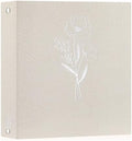 Lanpn 8.5x11 inch Scrapbook Photo Album, Linen Cover Archival Acid Free Top Load 3 Ring Binder Folder Photo Book 8.5 x 11 with 30 Plastic Sleeves 60 Pages (Beige) by Lanpn
