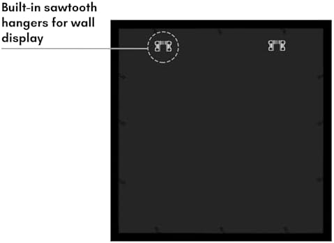 Americanflat 36x36 Poster Frame - Engineered Wood - Black - Image 5