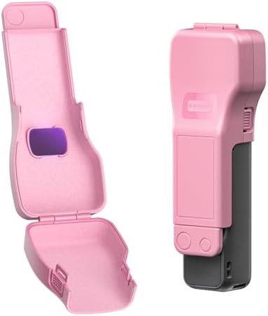 AMAZEAR Gimbal Screen Protective Cover for DJI OSMO Pocket 4/3/Xtra Muse, Pocket4 Accessories Portable Lens Cap Hard Case with Soft Lining for Carry/Protection/Storage, Quick Open/Close, Pink by YourProPhotoGear