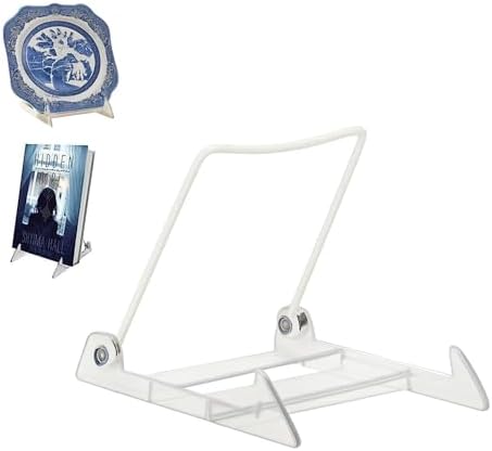 KINGDOM SOLUTIONS - 4.75" Clear Acrylic Display Stand Made in USA - 6 Pack by KINGDOMSOLUTIONS