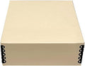Golden State Art, Archival Drop Front Storage Box, Tan-9.25x11.75x3 Inch by GoldenStateArt
