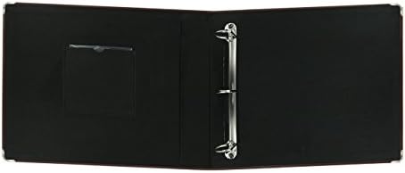 Pioneer 3-Ring Sewn Leatherette Album 12"X12" - Brown (Pack of 4) - Image 2
