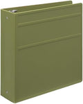 Carstens 3-Inch Heavy Duty 3-Ring Binder - Side Opening, Sage, Durable Plastic, Precision No-Gap Rings, Waterproof Cover, No Pockets, Holds 400 US Letter Sheets, BPA-Free, Made in USA (1714-3R) by Carstens
