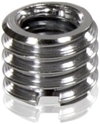 Foto&Tech Metal 1/4 inch to 3/8 inch Tripod Thread Adapter, Easy Mount Convert Screw Adapter for Tripod Monopod Ballhead, Reducer Bushing for Camera Video Equipment DSLR SLR Mic Boom Stand (5 Pieces) - Image 3
