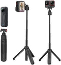 15.75" Selfie Stick Tripod Stand for Insta360 Ace Pro 2 Insta 360 X5 Accessories, Magnetic Quick Release Mini Extension Rod Shorty Handle Grip Monopod Extended Pole for Ace Pro Accessory by Unknown
