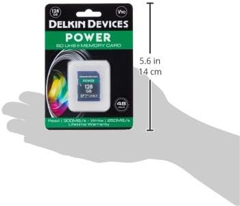 Delkin Devices Power 128GB SDXC UHS-II Memory Card – 300MB/s Read, 250MB/s Write | Ideal for 8K, 4K, HDR, and 360 Video | High-Performance SD Card for Cameras - Image 6