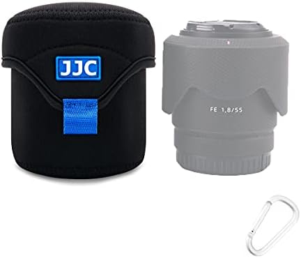 JJC Small Neoprene Camera Lens Pouch Case, Fits Lens up to 3.1 x 3.1inches by JJC