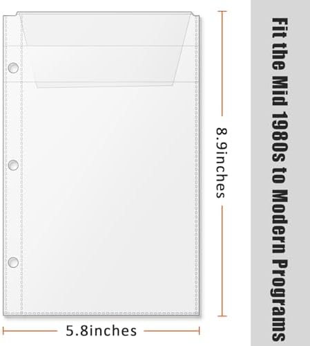 tutata 3 inch Binder with Sleeves, 5.5×8.5 Theater Program Holder - Image 4