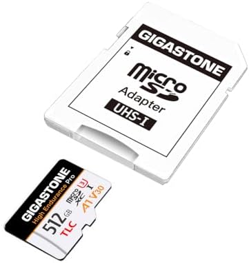 [5-Yrs Free Data Recovery] GIGASTONE 512GB Micro SD Card, TLC High Endurance Pro, Speed Up to 140/120 MB/s, Compatible with REDTIGER Rove VIOFO VANTRUE PRUVEEO Dash Cam, MicroSDXC UHS-I A1 V30 U3 - Image 4