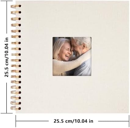 Scrapbook Photo Album, Linen Covered, 10x10 Inches, 40 Sheets/80 Pages - Image 3