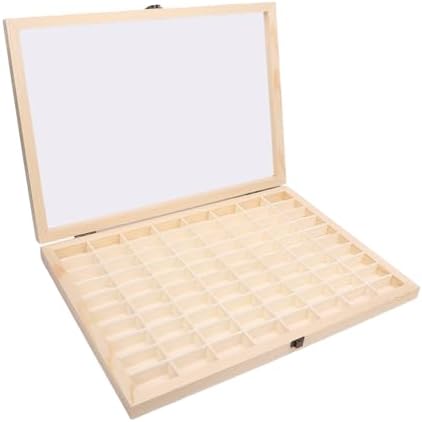 Tbest Wooden Camera Film Display Box 80 Slots Reel Storage Shelf for Photographers Home Decor - Image 7
