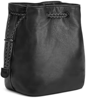 S-ZONESoft Leather Camera Insert Bag Drawstring Camera Pouch DSLR Lens Case - Image 2