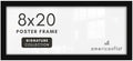 Americanflat 8x20 Picture Frame - Engineered Wood - Black by Americanflat