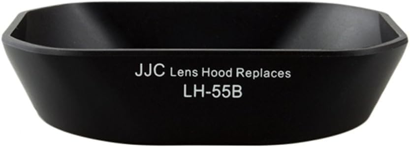Lens Hood Shade Protector for Olympus M.Zuiko Digital 12-50mm f3.5-6.3 EZ ED & Olympus M.Zuiko Digital 9-18mm f4-5.6 ED, Replaces LH-55B Lens Hood by JJC