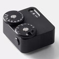 Film Camera Exposure Meter, 2 Dial Electronic Camera Light Meter with Adjustable Cold Shoe Mount, 45° Light Metering & Adjust ISO, Aperture and Shutter Speed, Compatible with Various Cameras by Unknown