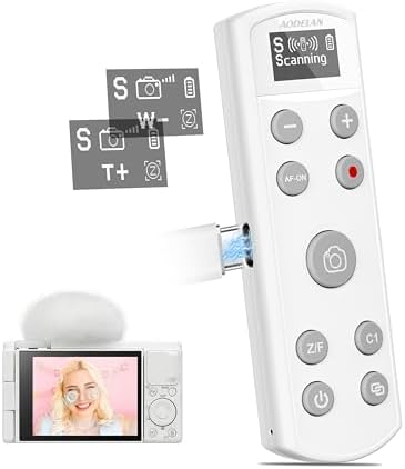 Remote Control for Sony Camera,USB-C Rechargeable Wireless Shutter Release by AODELAN